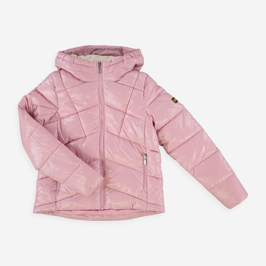 Pink Quilted Coat - Image 1 - please select to enlarge image