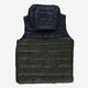 Olive & Navy Branded Roker Gilet - Image 2 - please select to enlarge image