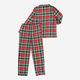 Red & Green Long Woven Brushed Pyjamas Set  - Image 2 - please select to enlarge image