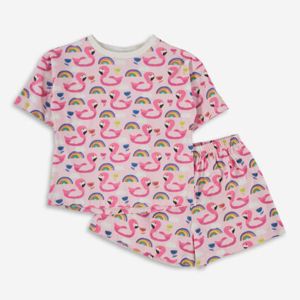 Pink Flamingo Short Pyjamas - TK Maxx UK