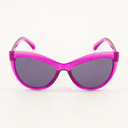 Purple Cat Eye Sunglasses - Image 1 - please select to enlarge image