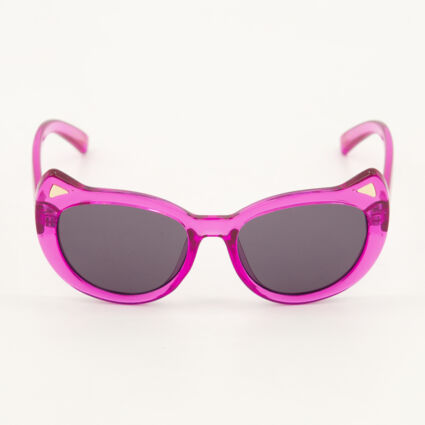 Purple Cat Ear Sunglasses  - Image 1 - please select to enlarge image