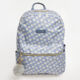 Grey Daisy Motif Backpack - Image 1 - please select to enlarge image