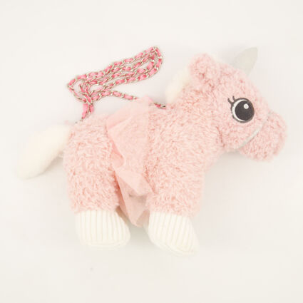 Pink Unicorn Cross Body Bag  - Image 1 - please select to enlarge image