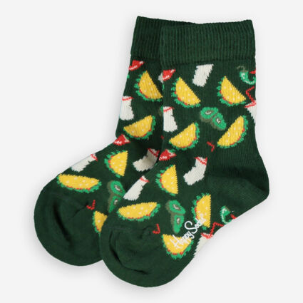 Green Taco Socks - Image 1 - please select to enlarge image