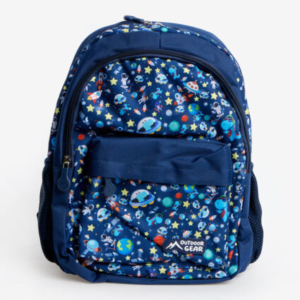 Navy Space Backpack - Image 1 - please select to enlarge image