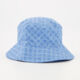 Blue Monogram Reversible Bucket Hat - Image 2 - please select to enlarge image