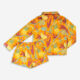 Two Pack Orange Abstract Fruit Pyjamas - Image 2 - please select to enlarge image