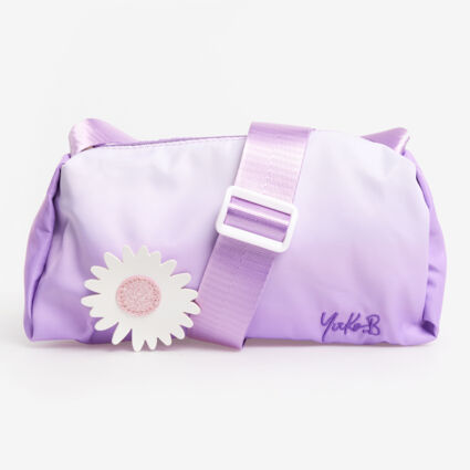 Purple Floral Cross Body Bag  - Image 1 - please select to enlarge image