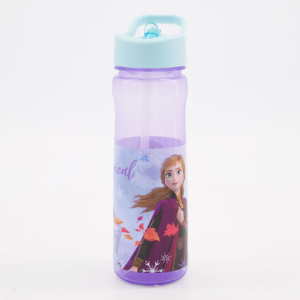 Purple Reusable Frozen II Sports Bottle 600ml - Image 1 - please select to enlarge image