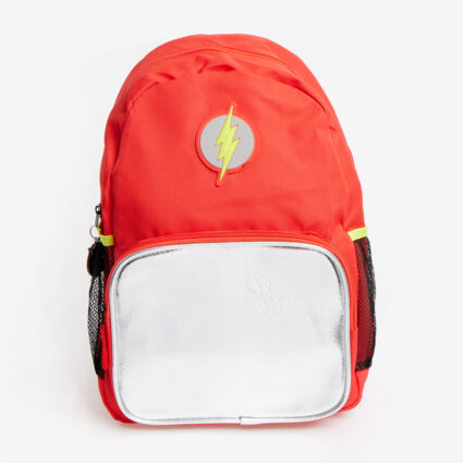 Red The Flash Motif Backpack - Image 1 - please select to enlarge image