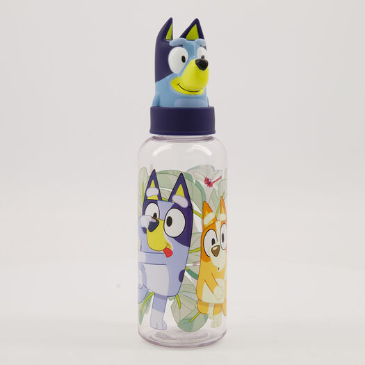 Multicoloured Reusable Bluey Water Bottle 560ml - Image 1 - please select to enlarge image