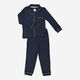 Navy & White Pyjama Set - Image 1 - please select to enlarge image