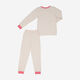 Rosa Long John Pyjama aus Bio-Baumwolle mit Nadelstreifen - Bild 2 - bitte auswählen, um das Bild zu vergrößern