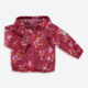 Berry Red Floral Waterproof Jacket - Image 1 - please select to enlarge image