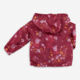 Berry Red Floral Waterproof Jacket - Image 2 - please select to enlarge image