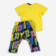 Multicoloured T Shirt & Joggers Outfit  - Image 2 - please select to enlarge image