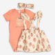 Three Piece Orange Strawberry Outfit  - Image 1 - please select to enlarge image