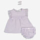 Three Piece Lilac Striped Dress Outfit  - Image 1 - please select to enlarge image