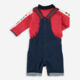 Two Piece Polo Dungaree Set - Image 2 - please select to enlarge image