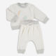 2 Piece White Quilted Set  - Image 1 - please select to enlarge image