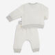 2 Piece White Quilted Set  - Image 2 - please select to enlarge image
