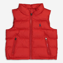 Red Branded Padded Gilet