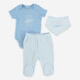 3 Piece Blue Trousers Set - Image 1 - please select to enlarge image