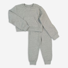 Two Piece Grey Sweatshirt & Joggers Set