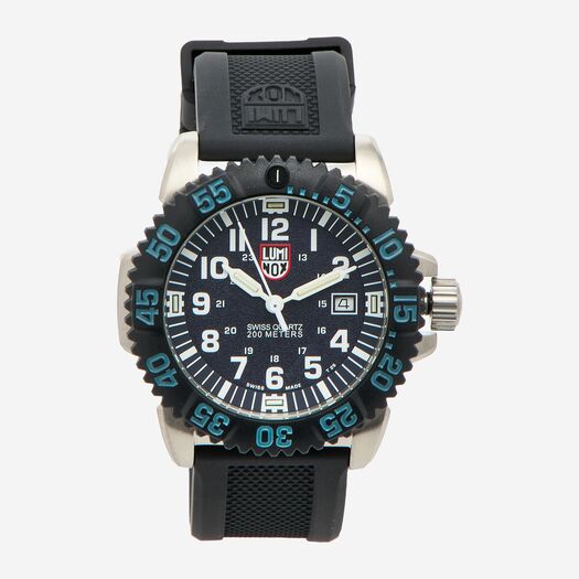 Black & Silver Tone Analogue Watch - Image 1 - please select to enlarge image