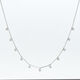 Rhodium Plated Crystal Desiree Necklace - Image 1 - please select to enlarge image