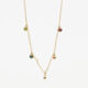 Multicoloured Embellished Chain Necklace - Image 1 - please select to enlarge image