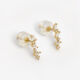 9ct Gold Climber Stud Earrings  - Image 1 - please select to enlarge image