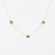 9ct Gold Circle Beaded Necklace - Image 1 - please select to enlarge image