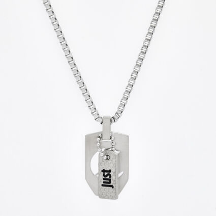Stainless Steel Dog Tag Necklace - Image 1 - please select to enlarge image