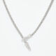 Silver Tone Snake Necklace - Image 1 - please select to enlarge image