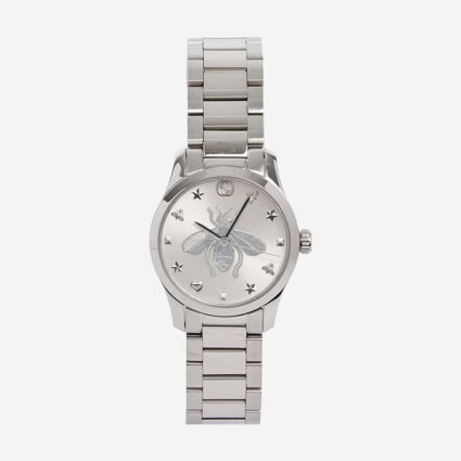 Silver Tone Analogue Watch - Image 1 - please select to enlarge image