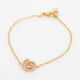 18ct Gold Plated Embellished Swirl Bracelet - Image 1 - please select to enlarge image