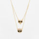 Gold Tone Karl & Cat Necklace - Image 1 - please select to enlarge image