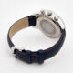 Navy Leather Analogue Watch - Image 2 - please select to enlarge image