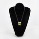 Gold Tone Missing Princess Pendant Necklace - Image 2 - please select to enlarge image