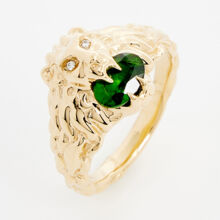 18ct Gold Lions Head Ring