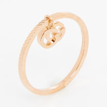 18ct Rose Gold GG Pendant Ring