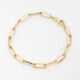 14ct Gold Paperclip Chain Bracelet  - Image 1 - please select to enlarge image