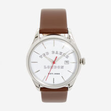 Brown Leather Analogue Watch