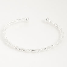 Sterling Silver Twisted Cuff Bracelet