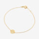 9ct Yellow Gold A Initial Bracelet - Image 1 - please select to enlarge image