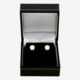 9ct Yellow Gold Rainbow Cubic Zirconia Stud Earrings - Image 3 - please select to enlarge image