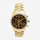 Gold Tone & Tortoiseshell Dial Watch  - Image 1 - please select to enlarge image