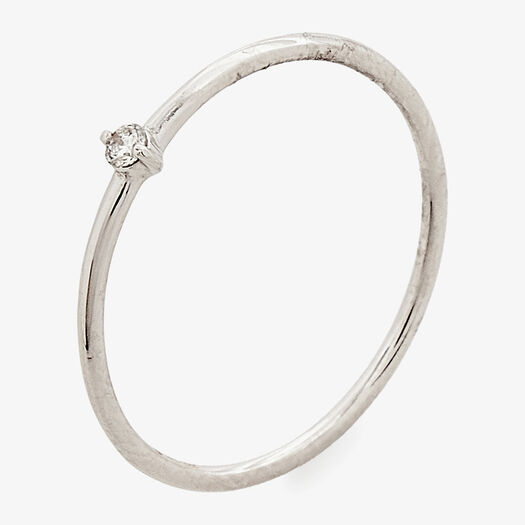 14ct White Gold Embellished Ring     - Image 1 - please select to enlarge image